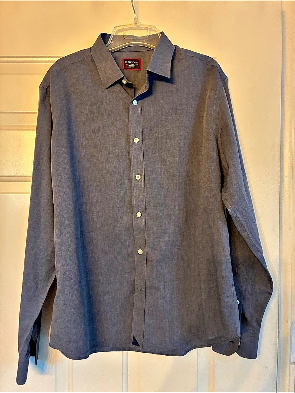 UNTUCKit Rubican Long Sleeve Shirt Men's Gray